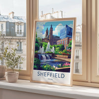 Sheffield Poster - England Wall Art