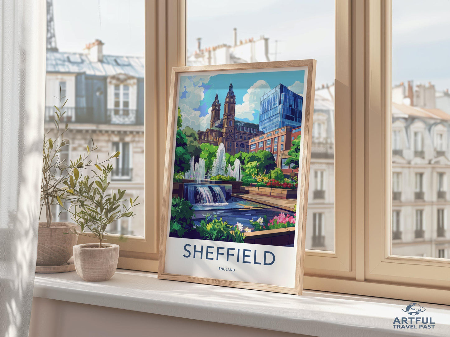 Sheffield Poster - England Wall Art
