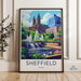 Sheffield Poster - England Wall Art