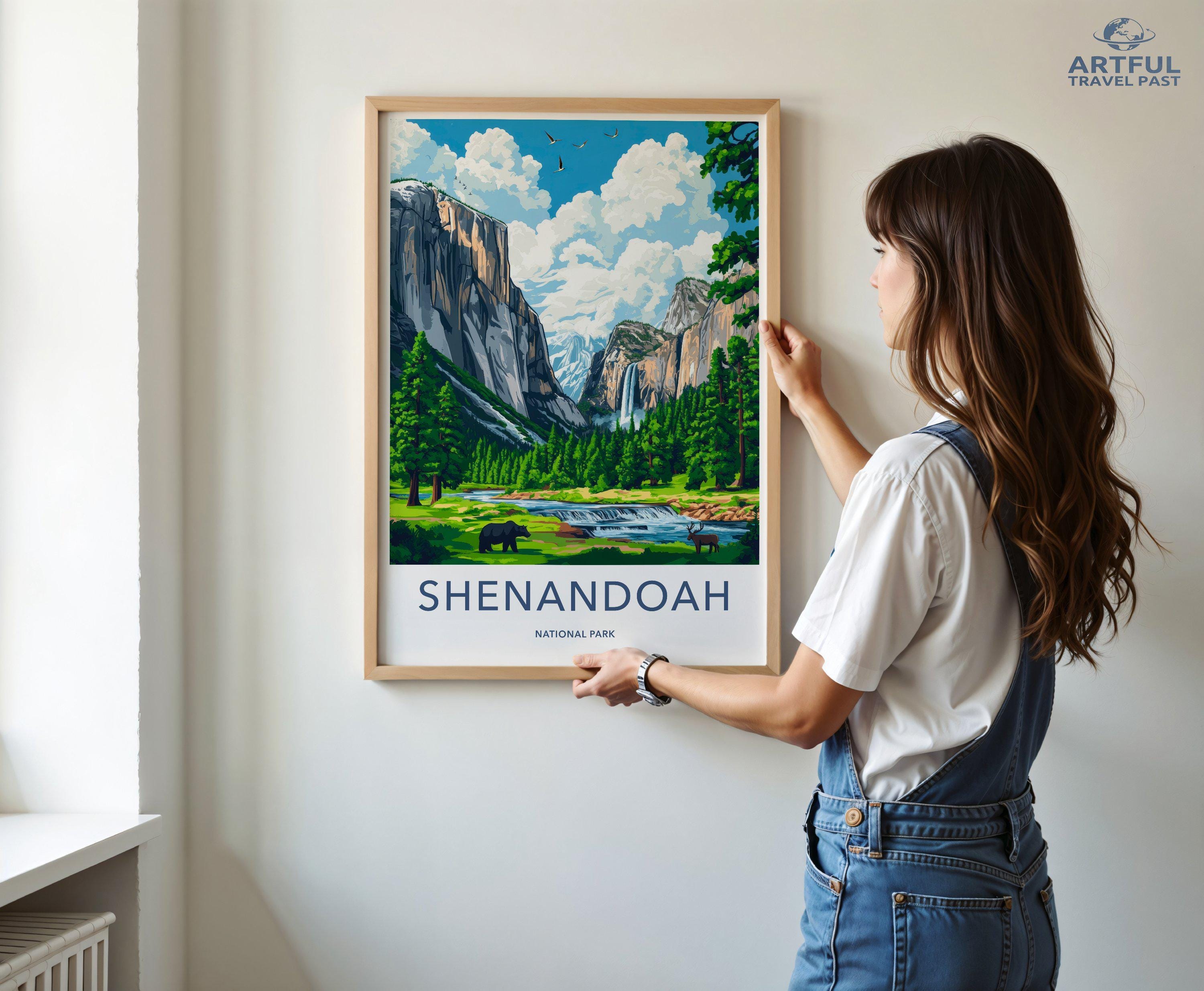 Shenandoah National Park Poster | Virginia Wall Art