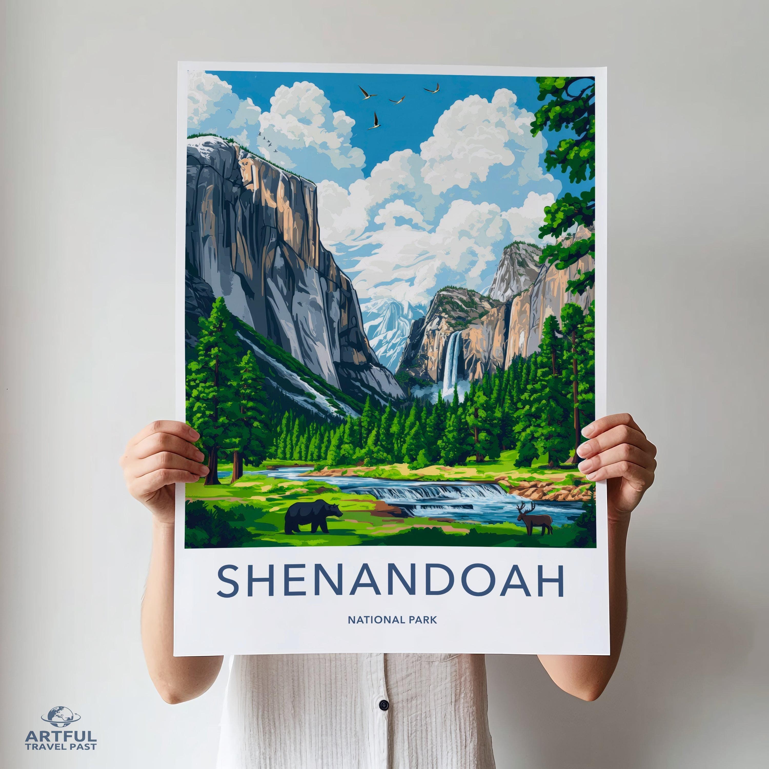 Shenandoah National Park Poster | Virginia Wall Art