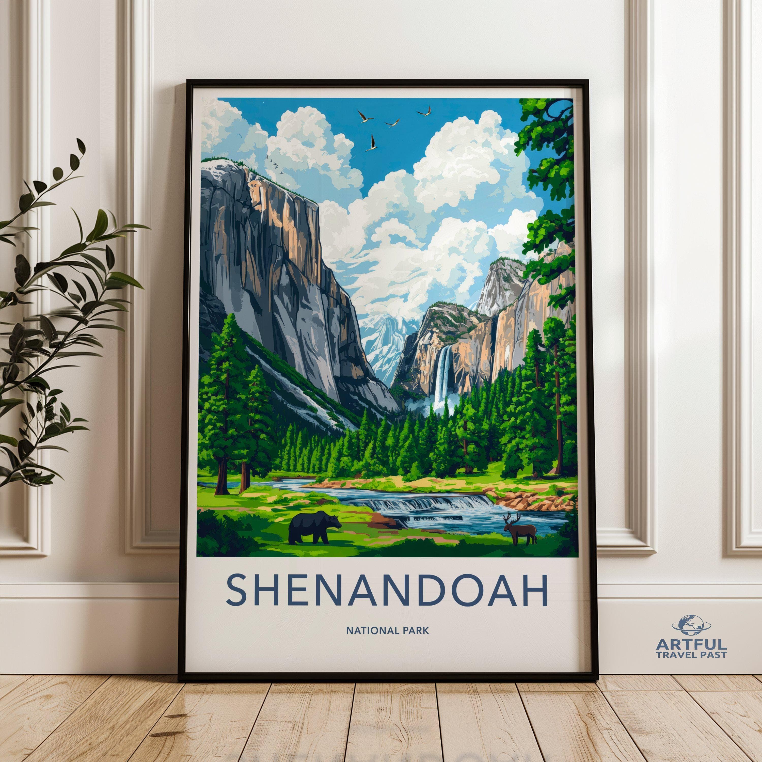 Shenandoah National Park Poster | Virginia Wall Art