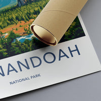 Shenandoah National Park Poster | Virginia Wall Art