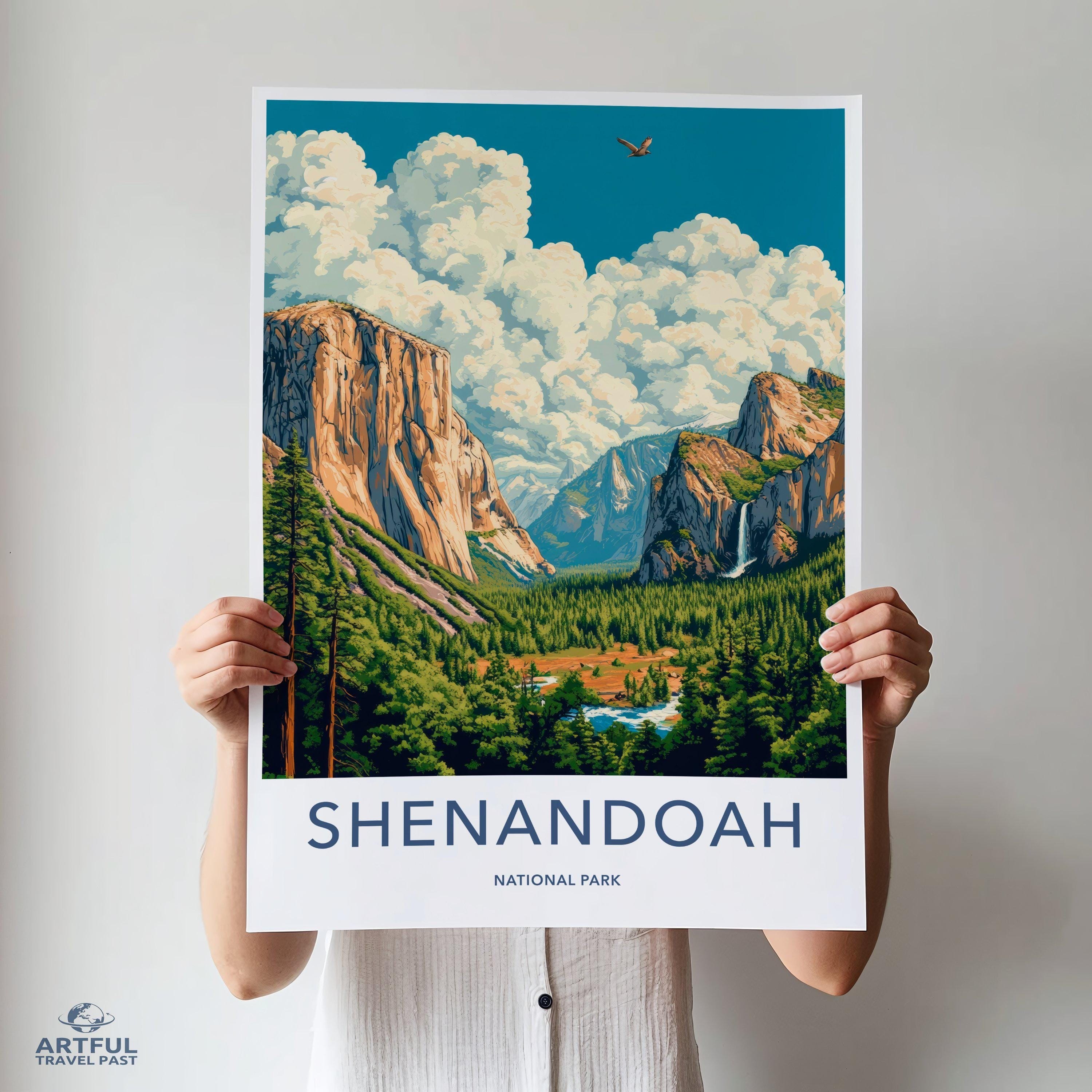 Shenandoah National Park Poster | Virginia Wall Art