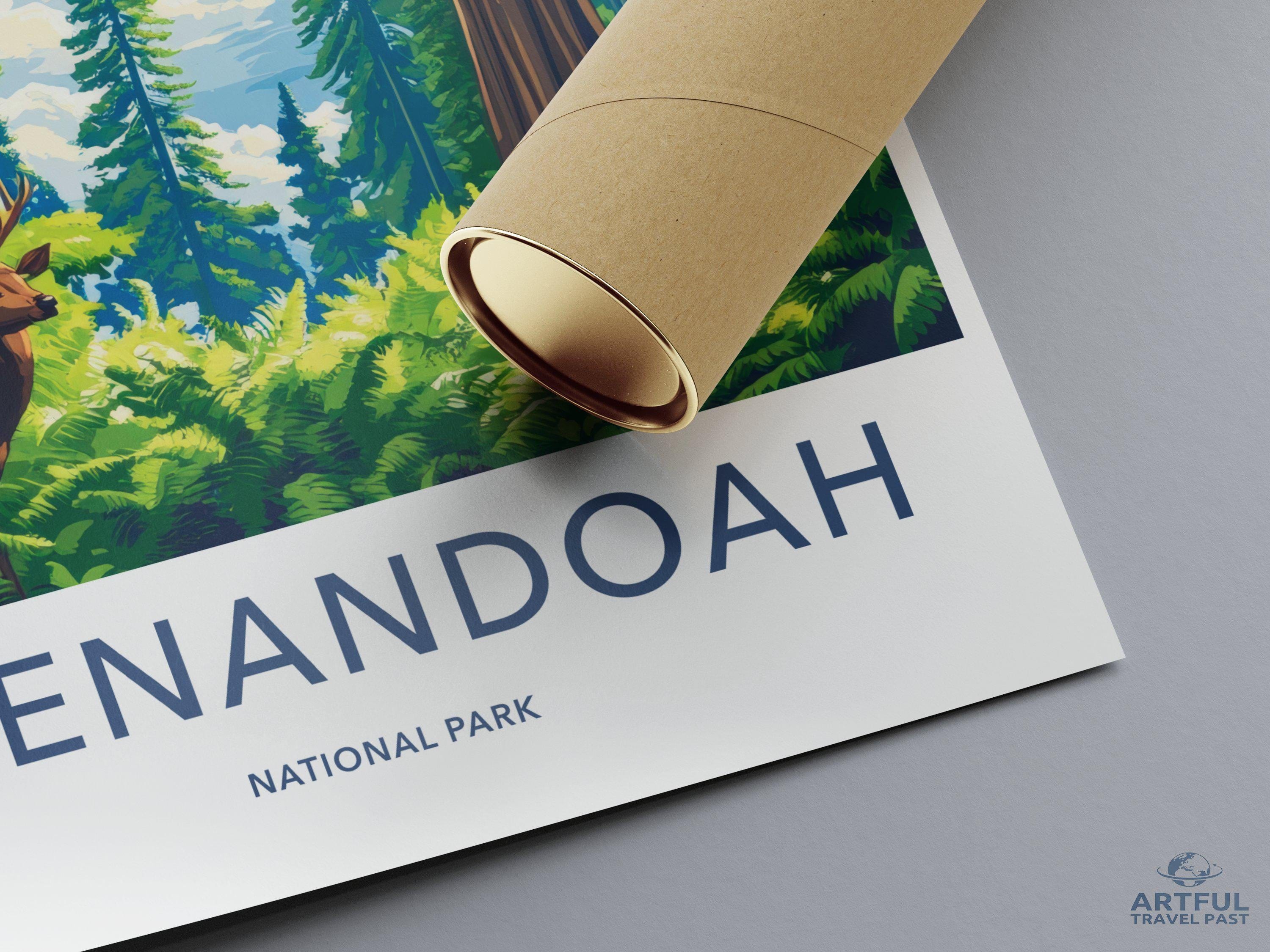 Shenandoah National Park Poster | Virginia Wall Art