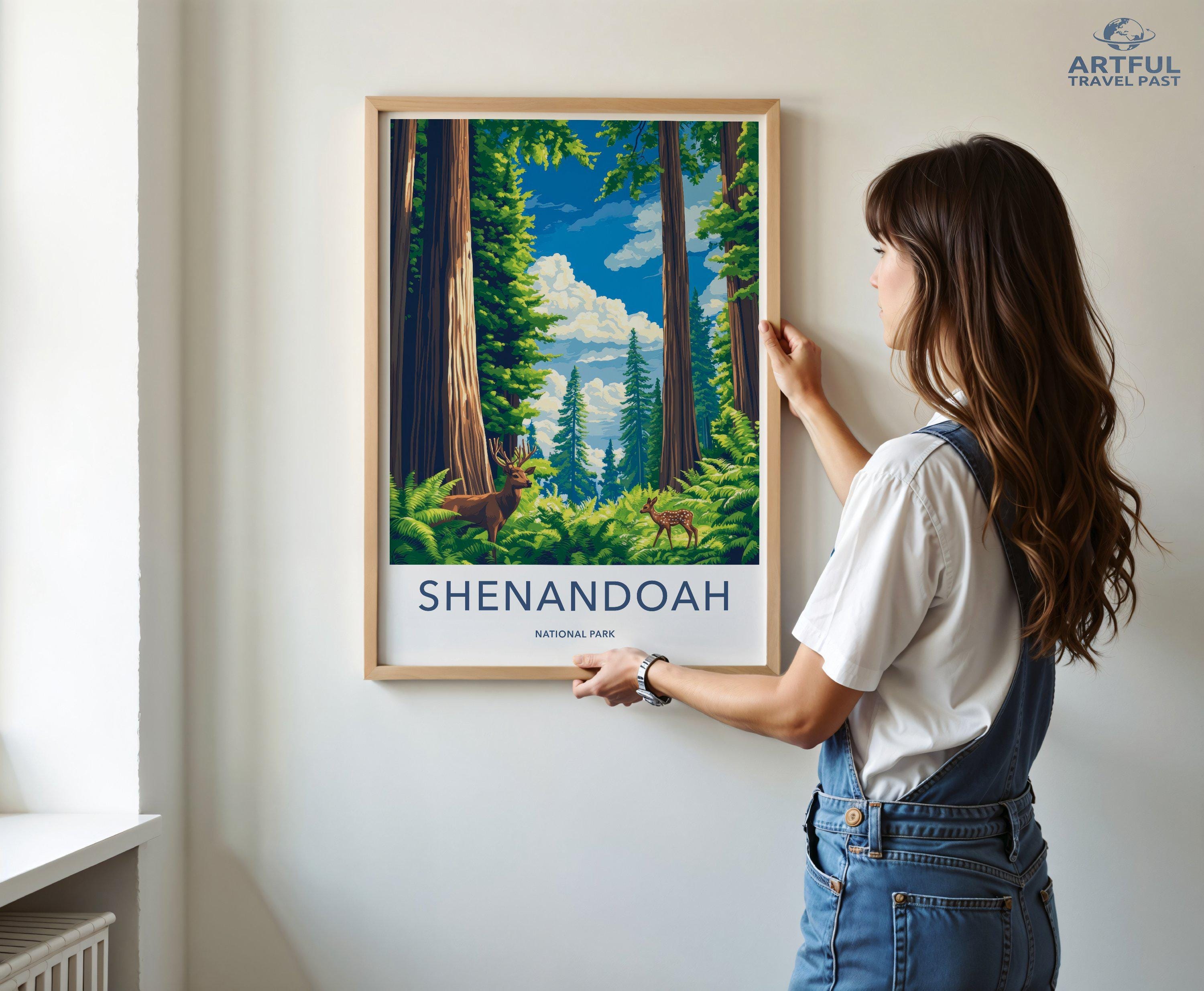 Shenandoah National Park Poster | Virginia Wall Art