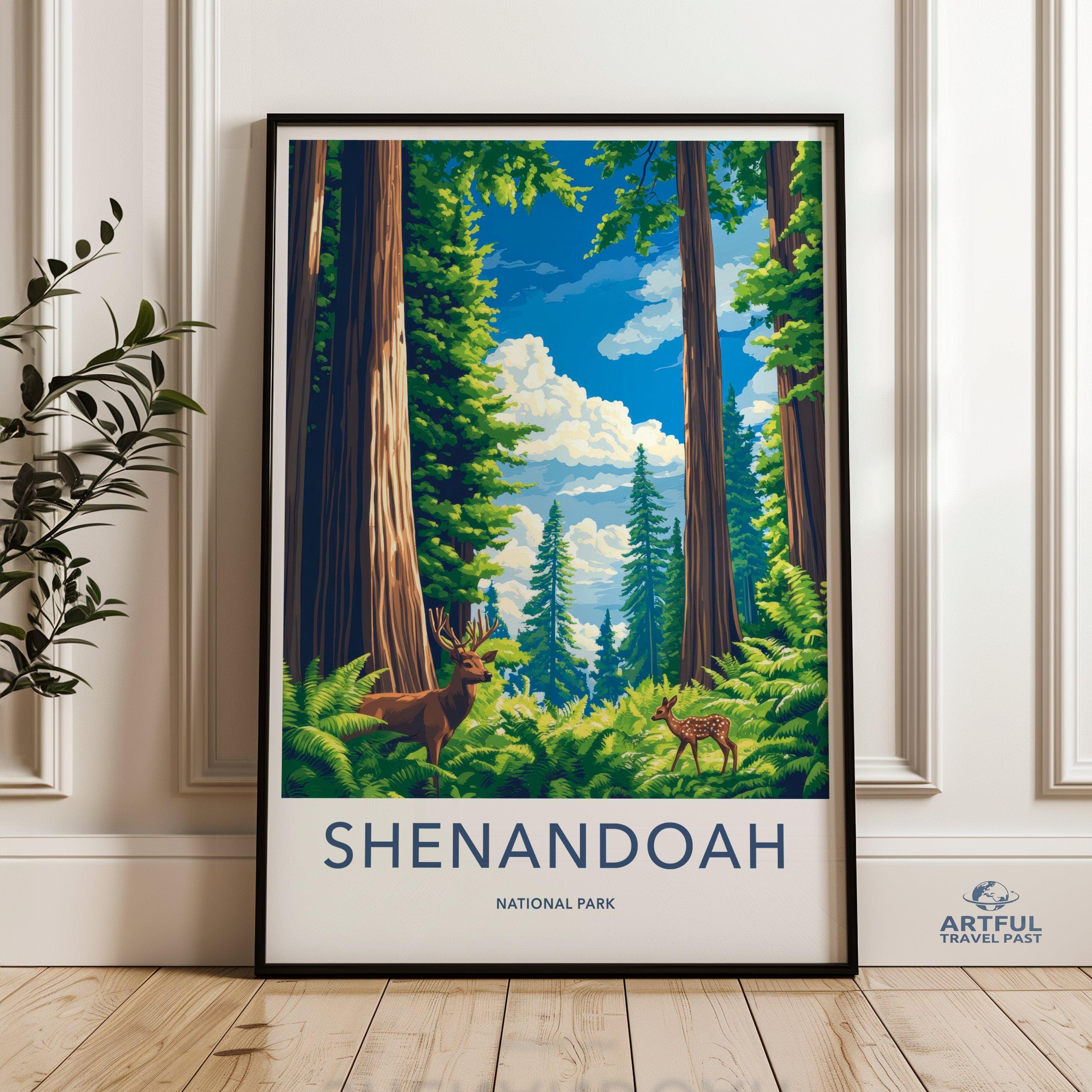 Shenandoah National Park Poster | Virginia Wall Art