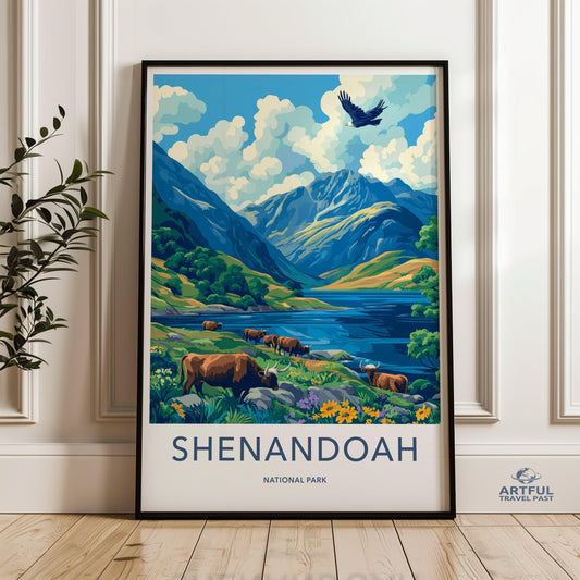 Shenandoah Poster - Virginia Wall Art