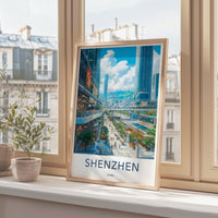 Shenzhen Poster - China Wall Art
