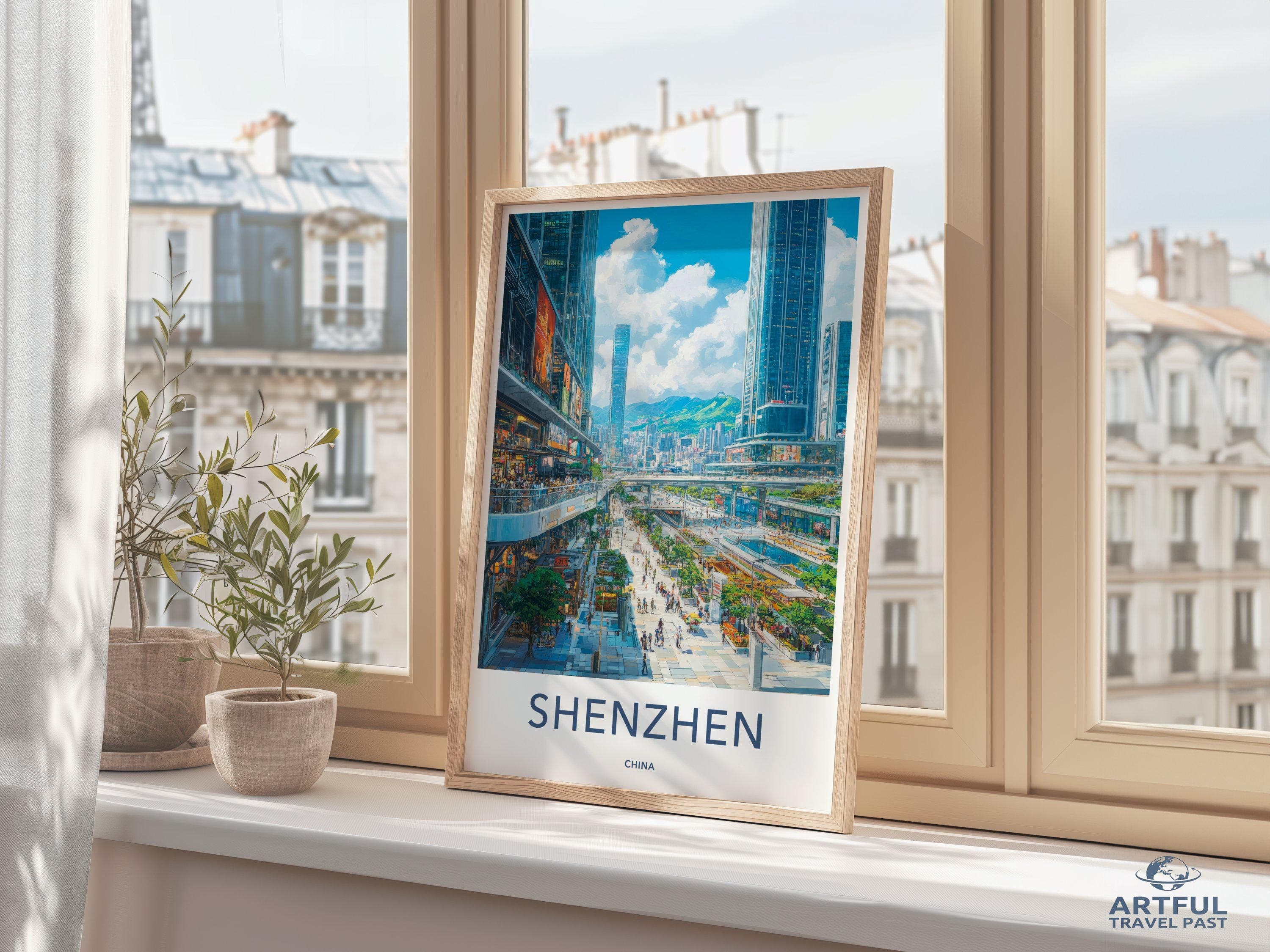 Shenzhen Poster - China Wall Art