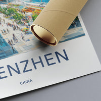 Shenzhen Poster - China Wall Art