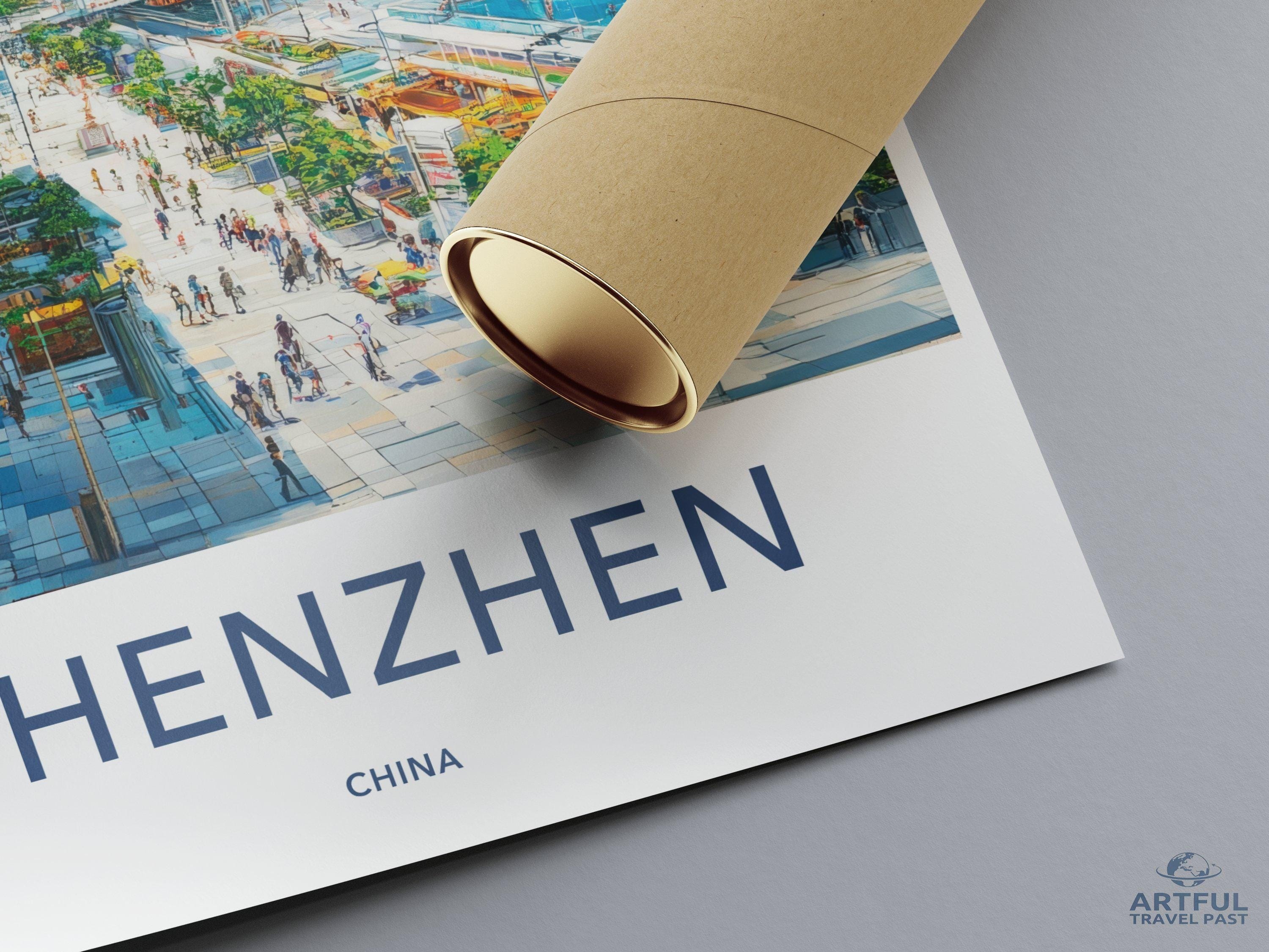 Shenzhen Poster - China Wall Art