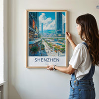 Shenzhen Poster - China Wall Art