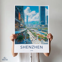 Shenzhen Poster - China Wall Art