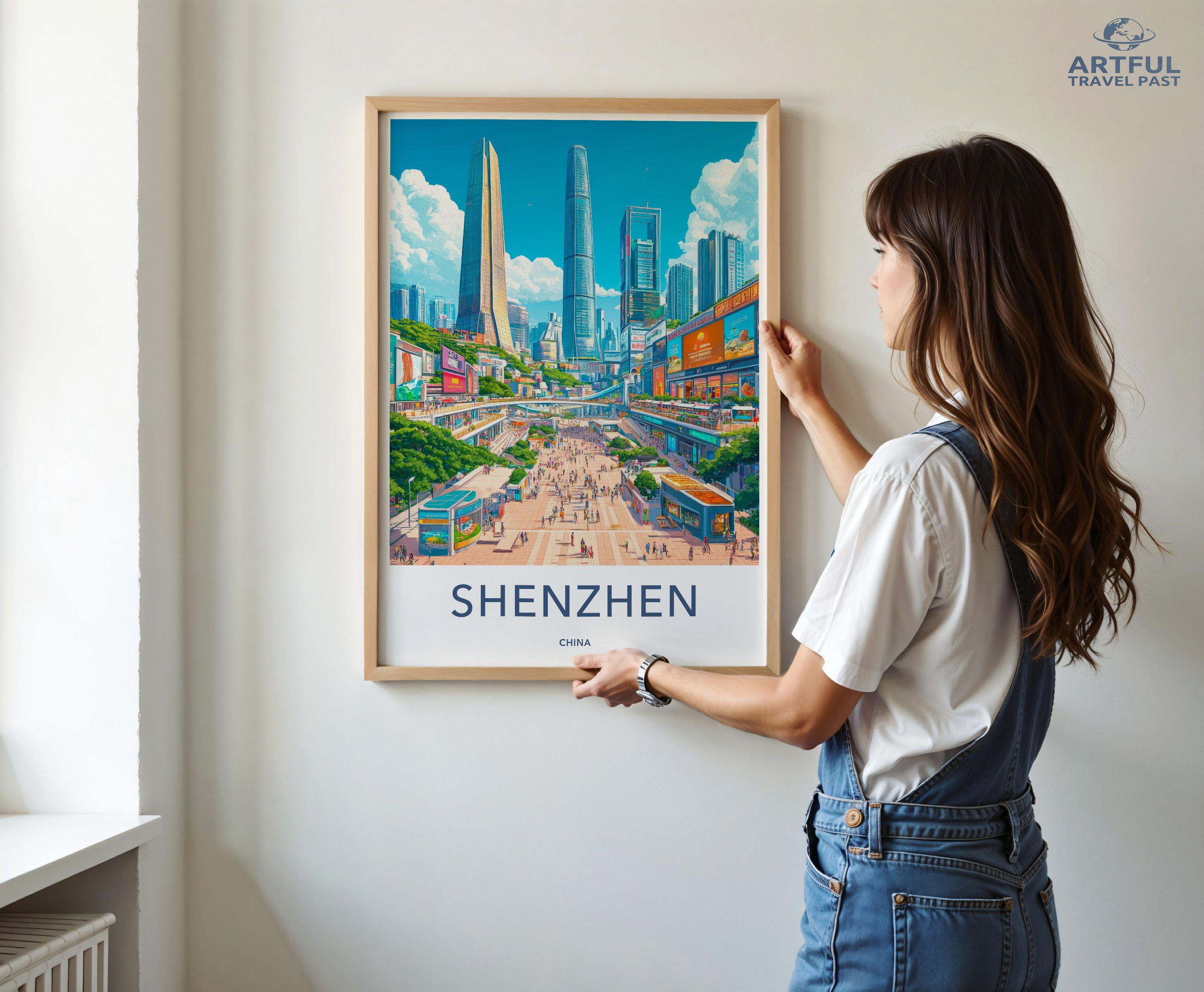 Shenzhen Poster - China Wall Art