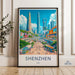 Shenzhen Poster - China Wall Art