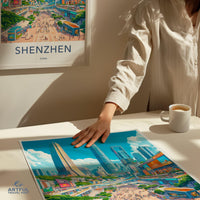 Shenzhen Poster - China Wall Art