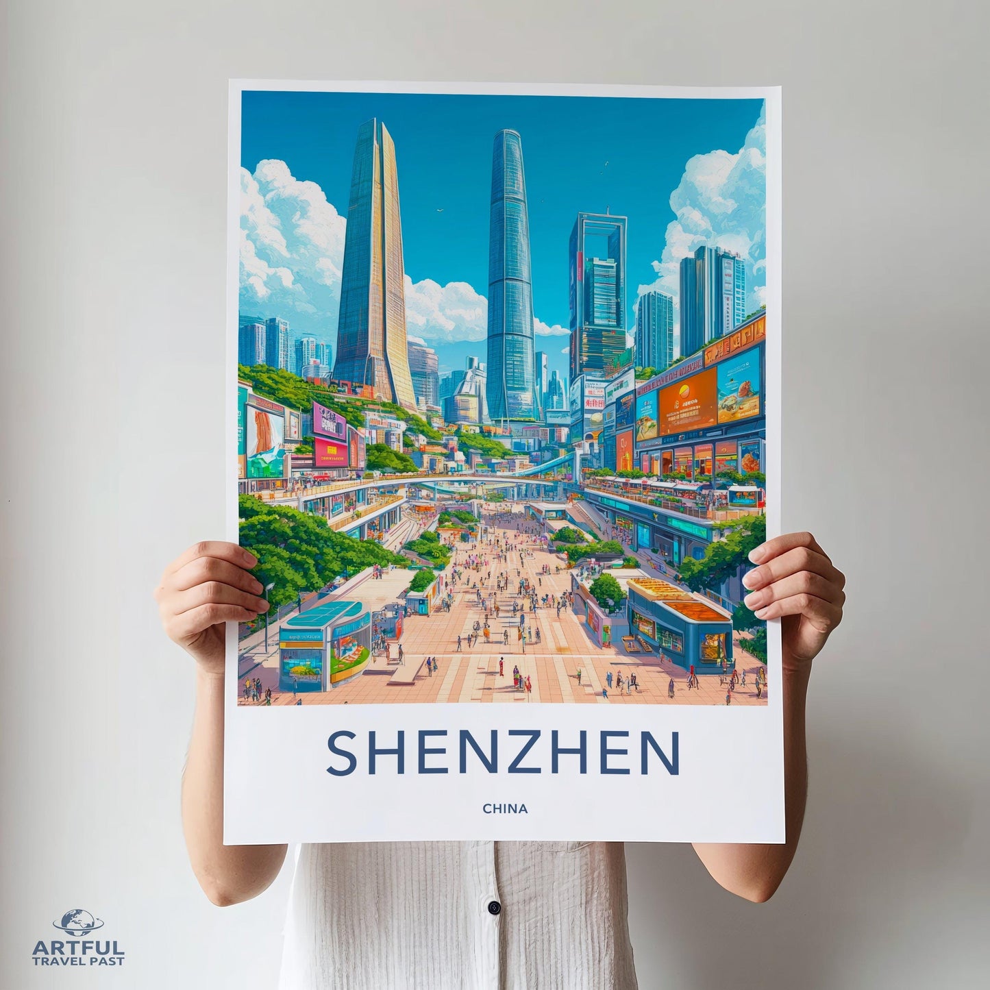 Shenzhen Poster - China Wall Art