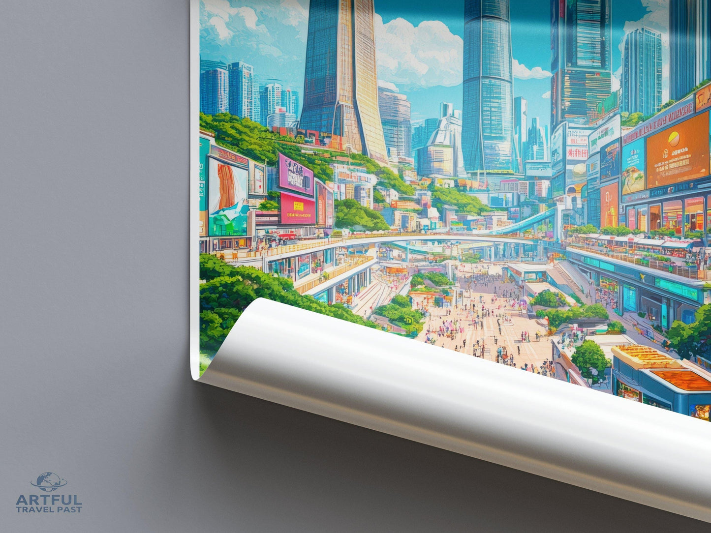 Shenzhen Poster - China Wall Art