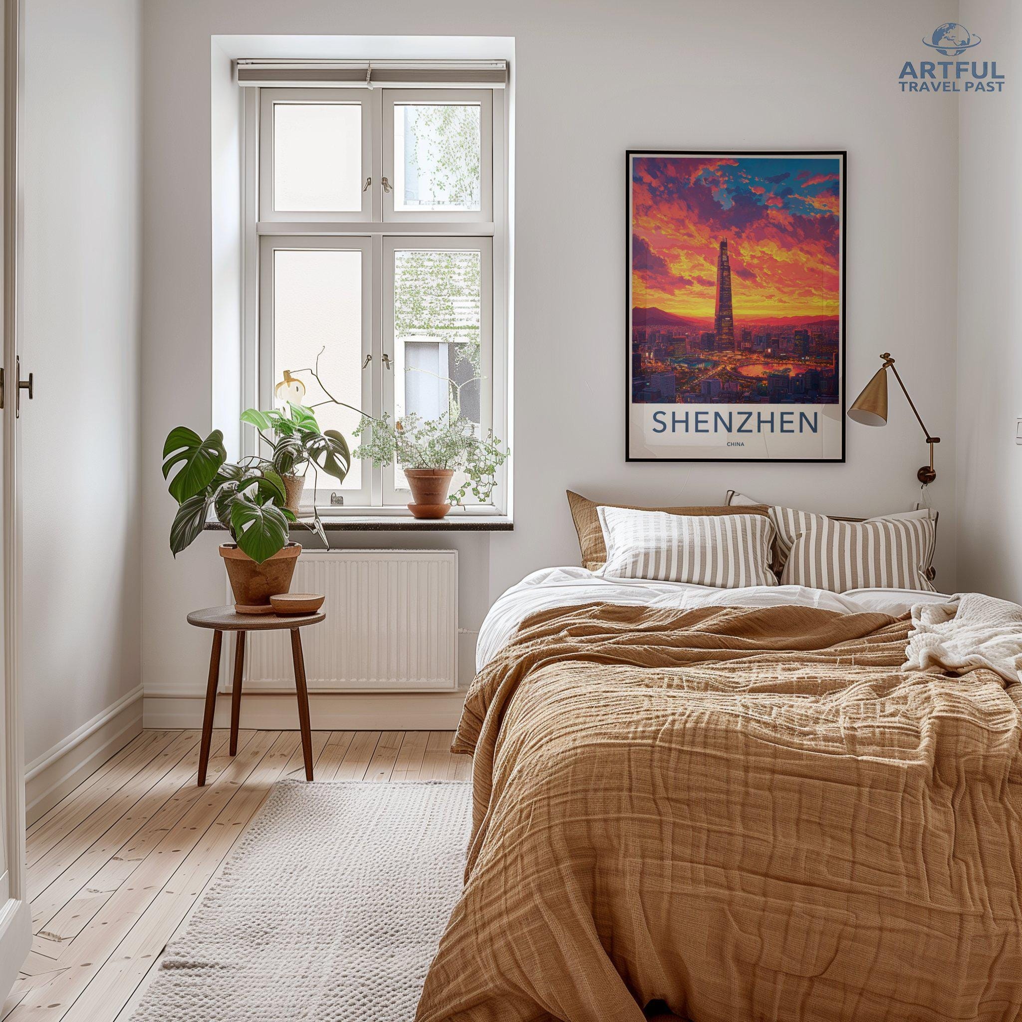 Shenzhen Poster | China Wall Art | East Asia Decor