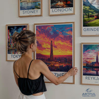 Shenzhen Poster | China Wall Art | East Asia Decor