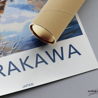 Shirakawa Poster | Gassho-Zukuri | Japan Wall Art