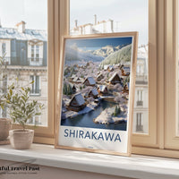 Shirakawa Poster - Japan Wall Art