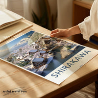 Shirakawa Poster - Japan Wall Art