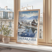 Shirakawa Poster - Japan Wall Art