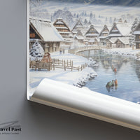 Shirakawa Poster - Japan Wall Art