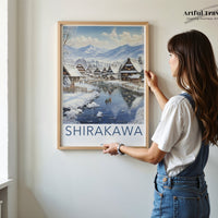 Shirakawa Poster - Japan Wall Art
