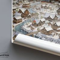 Shirakawa Poster - Japan Wall Art