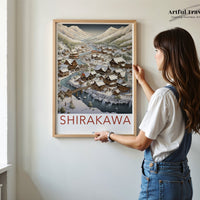 Shirakawa Poster - Japan Wall Art
