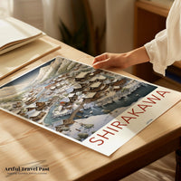 Shirakawa Poster - Japan Wall Art