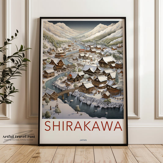Shirakawa Poster - Japan Wall Art