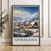 Shirakawa Poster | Japan Wall Art | Asia Decor