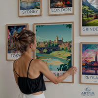 Shrewsbury Poster - England Wall Art