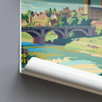 Shrewsbury Poster - England Wall Art