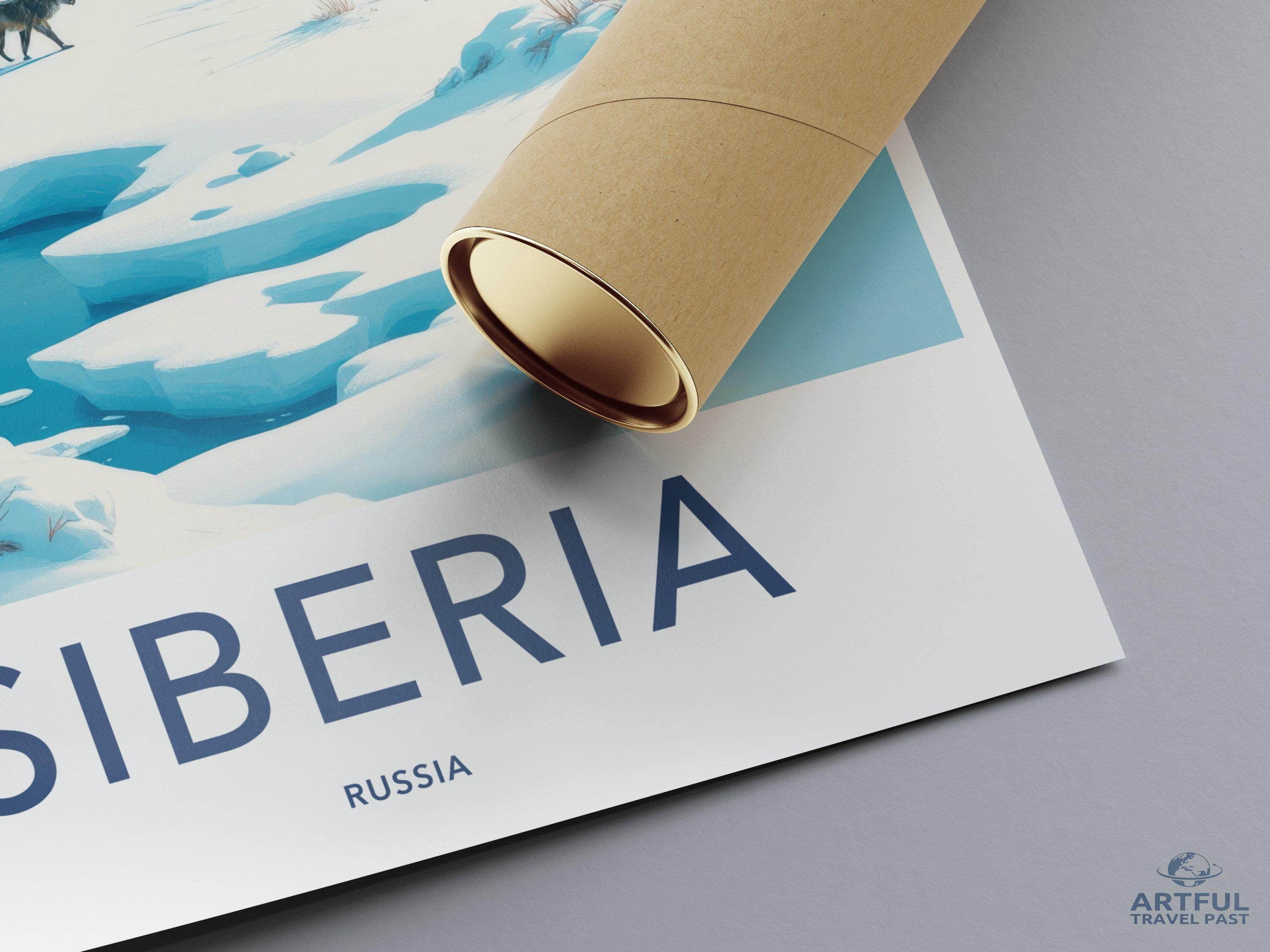 Siberia Poster | Russia Wall Art | Eastern Europe Decor