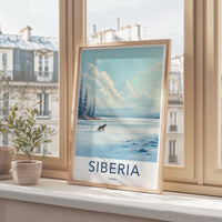 Siberia Poster | Russia Wall Art | Eastern Europe Decor
