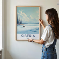 Siberia Poster | Russia Wall Art | Eastern Europe Decor