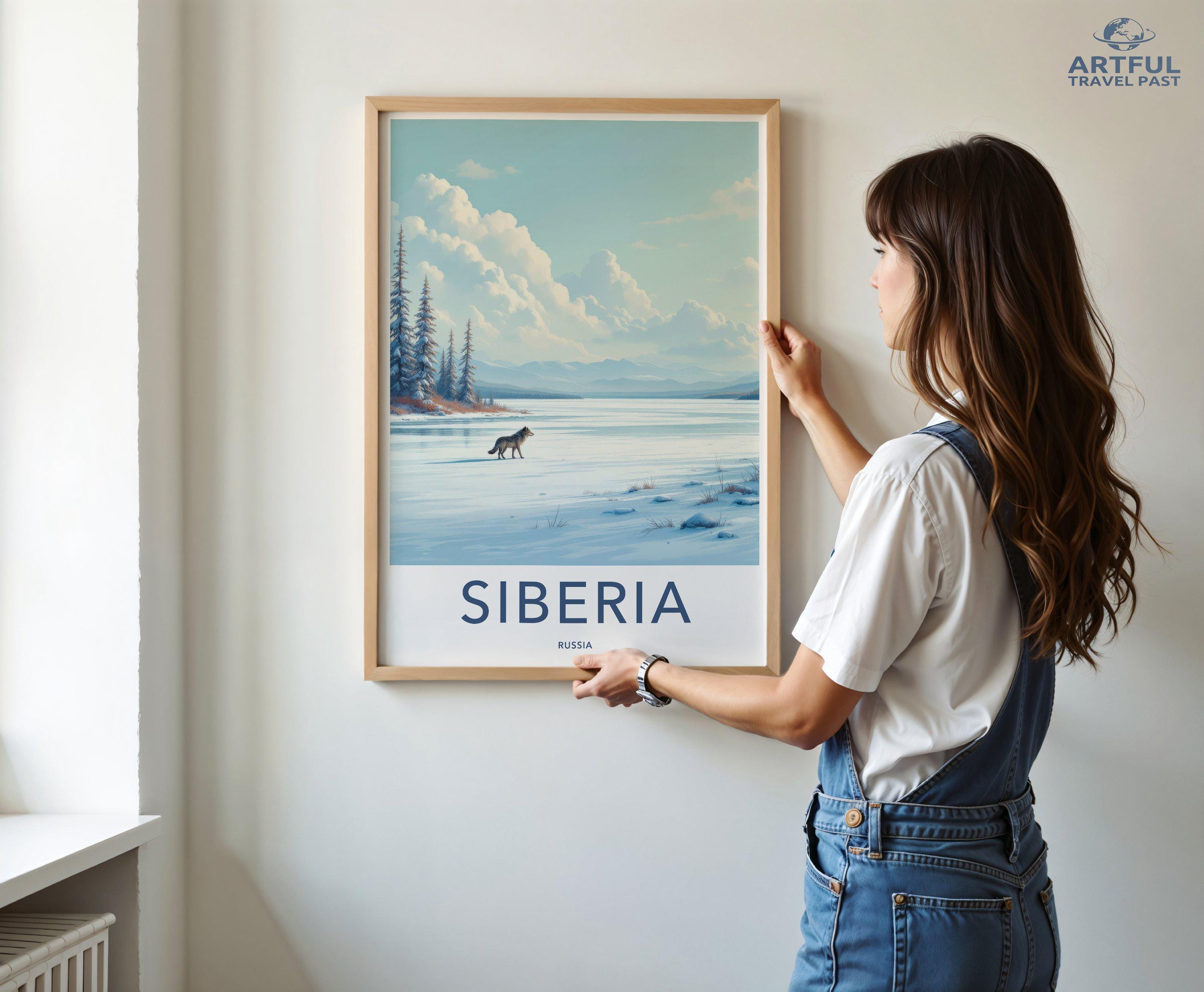 Siberia Poster | Russia Wall Art | Eastern Europe Decor