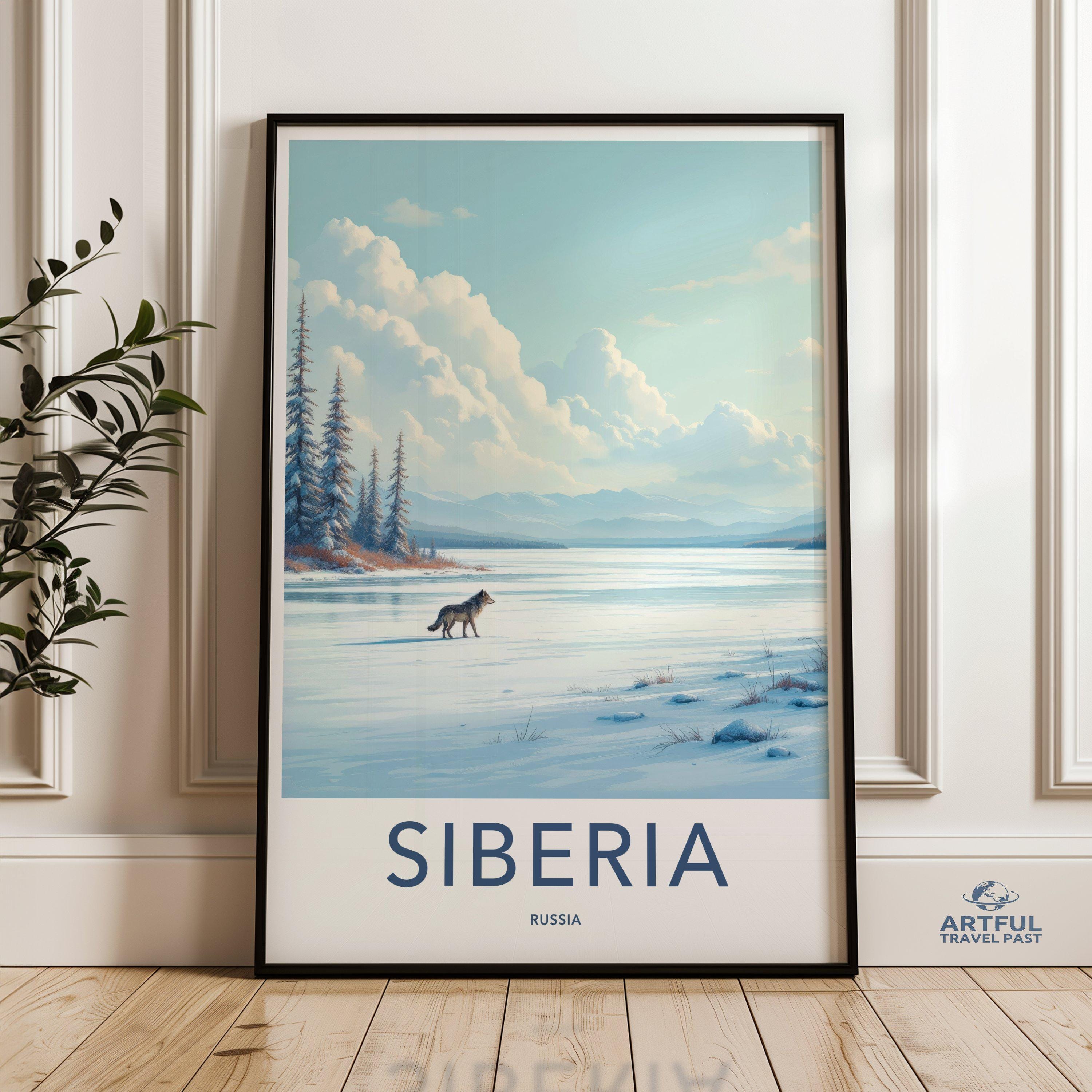 Siberia Poster | Russia Wall Art | Eastern Europe Decor