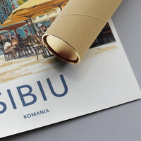 Sibiu Poster - Romania Wall Art