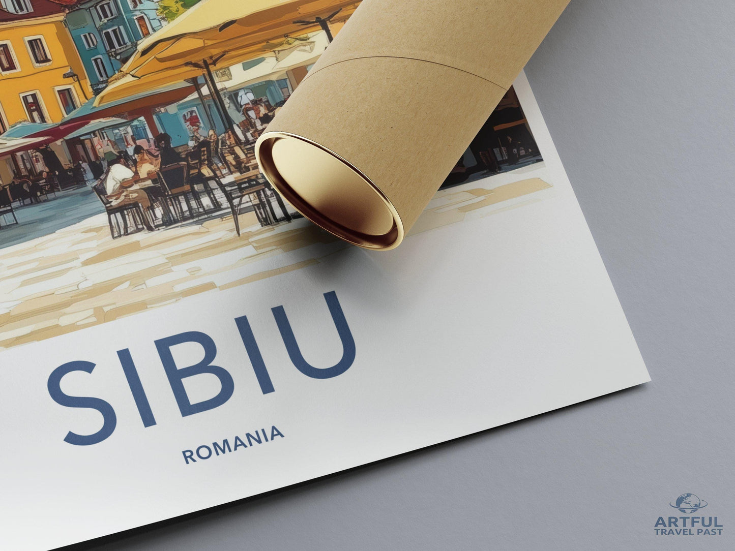 Sibiu Poster - Romania Wall Art