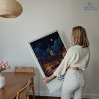 Sibiu Poster | Romania Wall Art | Europe Decor