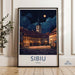 Sibiu Poster | Romania Wall Art | Europe Decor