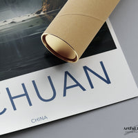 Sichuan Poster | China Wall Art | Asia Decor