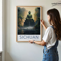 Sichuan Poster | China Wall Art | Asia Decor