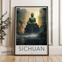 Sichuan Poster | China Wall Art | Asia Decor